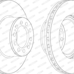9434210312 ΔΙΣΚΟΠΛΑΚΑ  ACTROS  430Χ127Χ45++