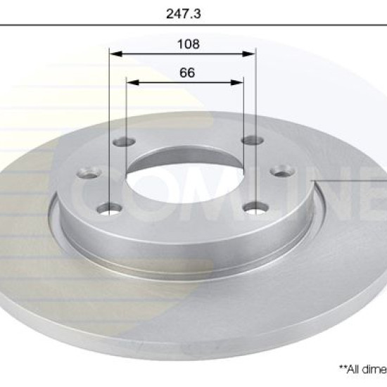 ADC1508 4249A5 ΔΙΣΚΟΠΛΑΚΕΣ ΕΜΠΡ. 247mm