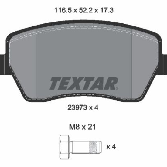 WVA23973 41060AX625 ΤΑΚΑΚΙΑ ΕΜΠΡ.
