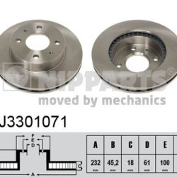 J3301071 402060M602 ΔΙΣΚΟΠΛΑΚΕΣ ΕΜΠ.232mm