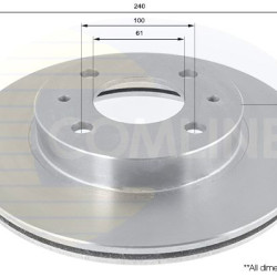 ADC0211V 4020660Y01 ΔΙΣΚΟΠΛΑΚΕΣ ΕΜΠ.240mm