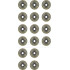 12-34836-01 LUB100350L16x ΣΕΤ(16) ΤΣΙΜΟΥΧΑΚΙΑ ΒΑΛΒΙΔΩΝ