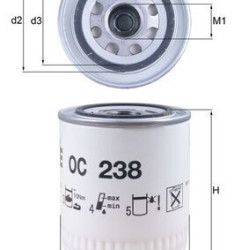 OC 238 EBC10303 ΦΙΛΤΡΟ ΛΑΔΙΟΥ