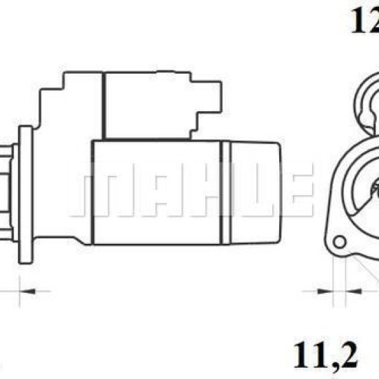 0061512201/0051512001 ΜΙΖΑ 24 V - 4 KW  MS141