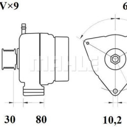 0131547902 ΔΥΝΑΜΟΣ 28V/110A  ACTROS ATEGO