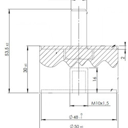 81962100153 ΒΑΣΗ ΕΞΑΤΜΙΣΗΣ 30Χ50Χ10