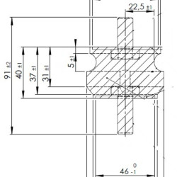 21820  221342 ΒΑΣΗ ΕΞΑΤΜΙΣΗΣ DAF 95