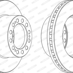 4079000701 ΔΙΣΚΟΠΛΑΚΑ SAF 375X139X45