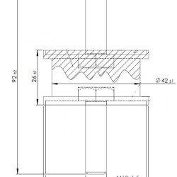 1049398 ΒΑΣΗ ΕΞΑΤΜΙΣΗΣ 26Χ50Χ10++